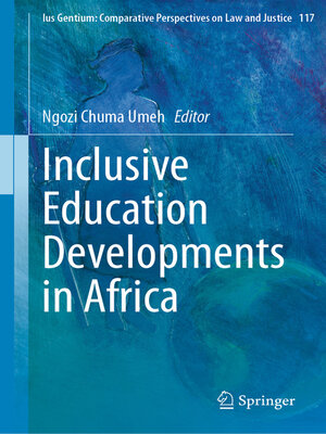 cover image of Inclusive Education Developments in Africa